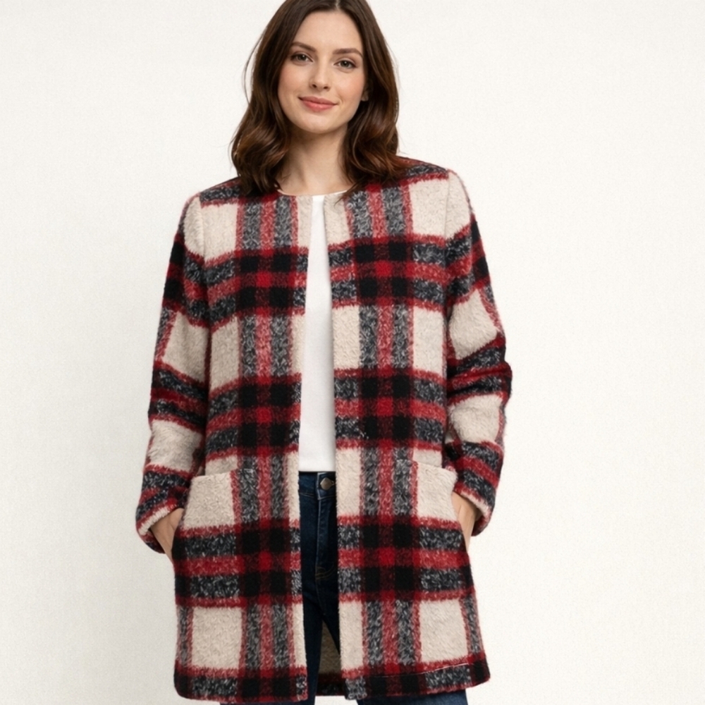 ⭐️ Host Pick ⭐️ Abercrombie and Fitch |Trendy Wool Plaid Jacket